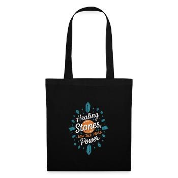 Crystal Healing Crytal Crystals and Stones - Tote Bag - black - Front
