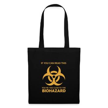 Microbiologiste Microbiologie Laboratoire Biologie des staphylocoques - Sac en tissu - noir - Devant
