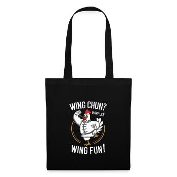 Kung Fu Chinesisches Kung Fu Asiatisches Kung Fu - Stoffbeutel - Schwarz - Vorne