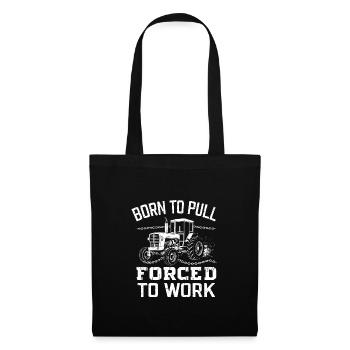 Tractor Pulling Tractor Pulling Tractor Power Farm - Tote Bag - black - Front