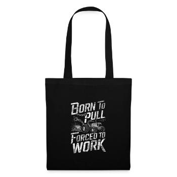 Tractor Pulling Tractor Pulling Tractor Power Farm - Tote Bag - black - Front