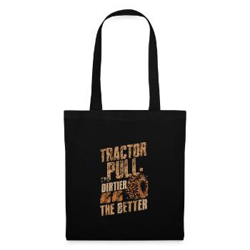 Tractor Pulling Tractor Pulling Tractor Power Farm - Tote Bag - black - Front