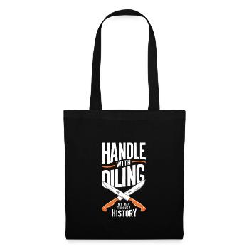 Knife Collector Knife Collection Hunting Fishing - Stoffbeutel - Schwarz - Vorne