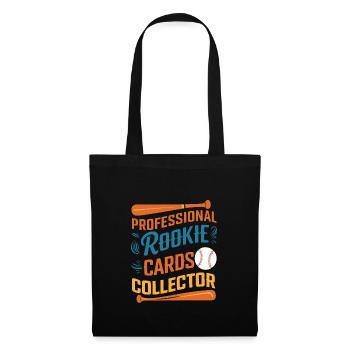 Cartes de Baseball joueur de Baseball Fan de Baseball cadeau - Sac en tissu - noir - Devant