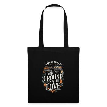 Farmers Market Farmer Agriculture Farming Food - Tote Bag - black - Front