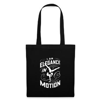 Cartwheeling Gymnastics Gymnast Costume Cartwheel - Tote Bag - black - Front