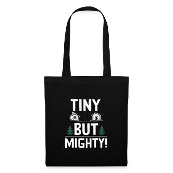 Rolling Tiny House Mode de vie minimaliste - Sac en tissu - noir - Devant