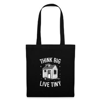 Rolling Tiny House Minimalist Lifestyle - Tote Bag - black - Front