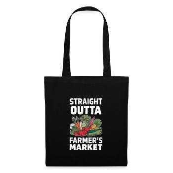 Farmers Market Farmer Agriculture Farming Food - Tote Bag - black - Front