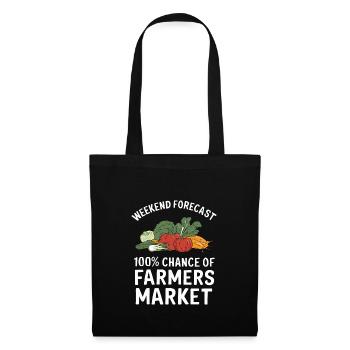 Farmers Market Farmer Agriculture Farming Food - Tote Bag - black - Front