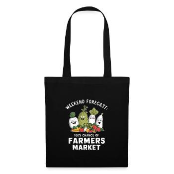 Farmers Market Farmer Agriculture Farming Food - Tote Bag - black - Front