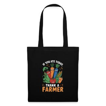 Farmers Market Farmer Agriculture Farming Food - Tote Bag - black - Front