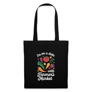 Farmers Market Farmer Agriculture Farming Food - Tote Bag - black - Front