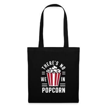 Lustiger Popcorn-spruch, Binge-watching-popcorn - Stoffbeutel - Schwarz - Vorne