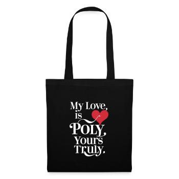 Communauté polyamoureuse Parentalité polyamoureuse - Sac en tissu - noir - Devant
