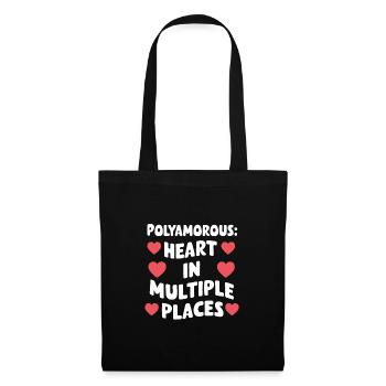 Communauté polyamoureuse Parentalité polyamoureuse - Sac en tissu - noir - Devant
