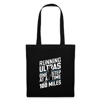 Ultra Running Ultramarathon Runner Marathoner - Tote Bag - black - Front
