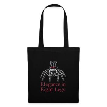 Araignée De Compagnie, Tarentule, Amoureux Des Araignées - Sac en tissu - noir - Devant