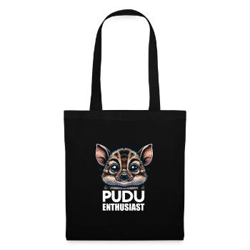 Niedlicher Pudu-hirsch Südamerika Cartoon-hirsch - Stoffbeutel - Schwarz - Vorne