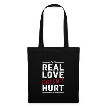 Raising awareness of domestic violence - Tote Bag - black - Front