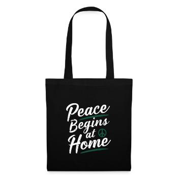Raising awareness of domestic violence - Tote Bag - black - Front