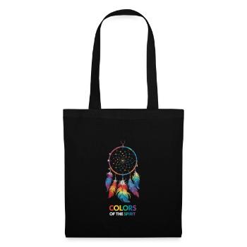 Dream Catcher Bohemian Spiritual Dreamcatcher - Stoffbeutel - Schwarz - Vorne
