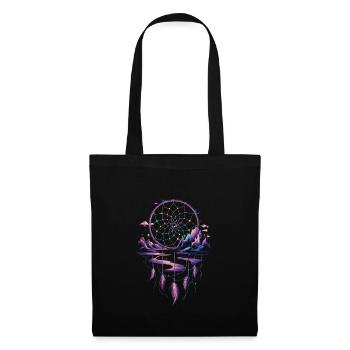 Dream Catcher Bohemian Spiritual Dreamcatcher - Stoffbeutel - Schwarz - Vorne