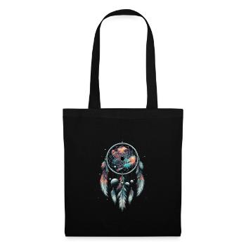 Dream Catcher Bohemian Spiritual Dreamcatcher - Stoffbeutel - Schwarz - Vorne
