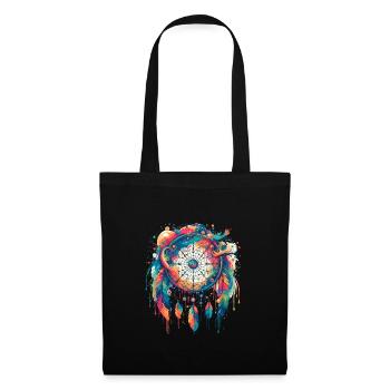 Dream Catcher Bohemian Spiritual Dreamcatcher - Tote Bag - black - Front