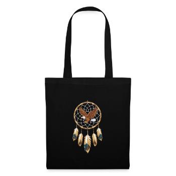 Dream Catcher Bohemian Spiritual Dreamcatcher - Stoffbeutel - Schwarz - Vorne