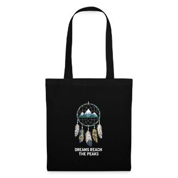 Attrape-rêves Attrape-rêves spirituel bohème - Sac en tissu - noir - Devant
