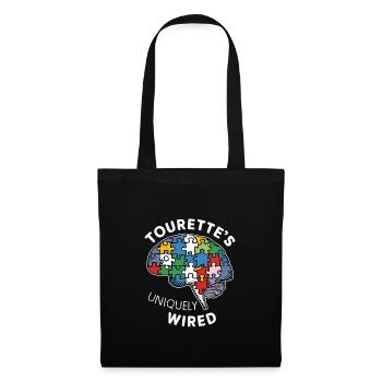 Tourette's Syndrome Awareness Neurodiverse - Tote Bag - black - Front