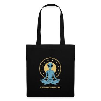 méditation, pleine conscience, relaxation et - Sac en tissu - noir - Devant