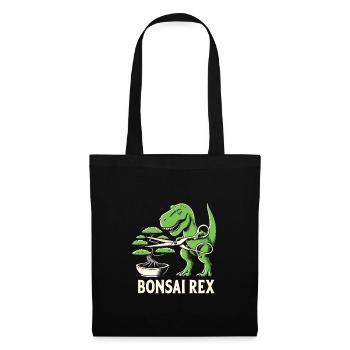Bonsai Master T-Rex Dinosaur Gardening for - Tote Bag - black - Front