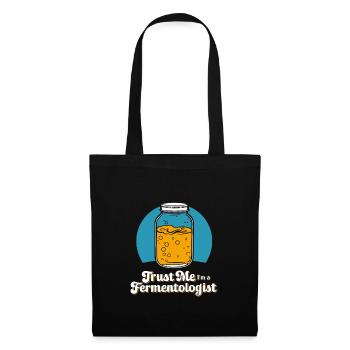 Vorteile Von Kombucha Für Brewer Maker Tea Lover - Stoffbeutel - Schwarz - Vorne