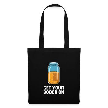 Vorteile Von Kombucha Für Brewer Maker Tea Lover - Stoffbeutel - Schwarz - Vorne