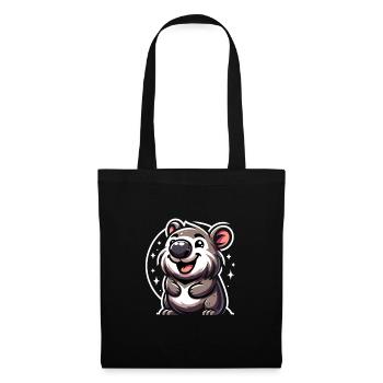Se sentir Wombat-Tastic aujourd’hui - Wombat drôle - Sac en tissu - noir - Devant