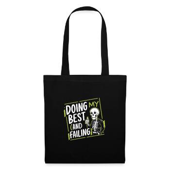 Renouveau de l’emo et mode alternative pour les enfants de la scène - Sac en tissu - noir - Devant