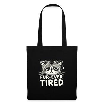 Emo Cat Design Für Gothische Katzenliebhaber Und - Stoffbeutel - Schwarz - Vorne