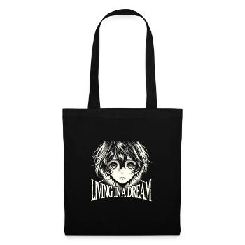 Art de l’anime et esthétique gothique pour la mode alternative - Sac en tissu - noir - Devant