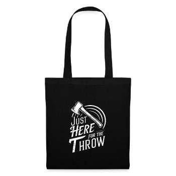 Maîtres du lancer de hache pour une pratique précise de la cible - Sac en tissu - noir - Devant