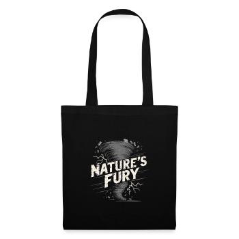 Découvrez le monde fascinant de la chasse aux tornades - Sac en tissu - noir - Devant