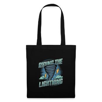 Experience the fascinating world of tornado hunting - Tote Bag - black - Front
