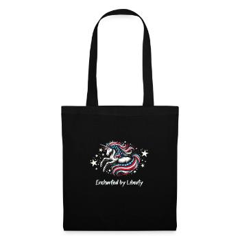 Magical Patriotism American Unicorn USA - Tote Bag - black - Front