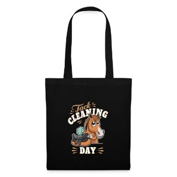 Motifs de chevaux amusants pour les amoureux des chevaux et - Sac en tissu - noir - Devant