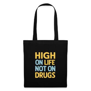 Rétablissement de la dépendance à l’alcool Sobriété AA - Sac en tissu - noir - Devant