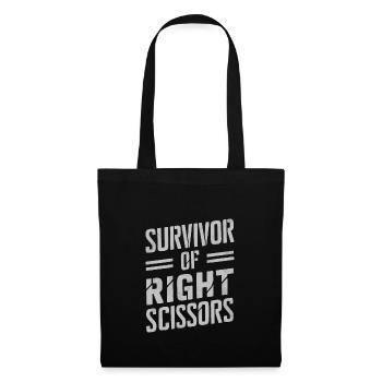 Linkshänder Lefty Left-hander Leftie Buddy - Tote Bag - black - Front