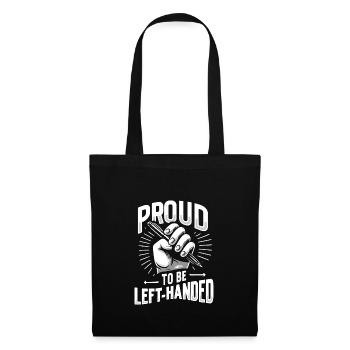 Linkshänder Lefty Left-hander Leftie Buddy - Tote Bag - black - Front