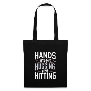 Raising awareness of domestic violence - Tote Bag - black - Front