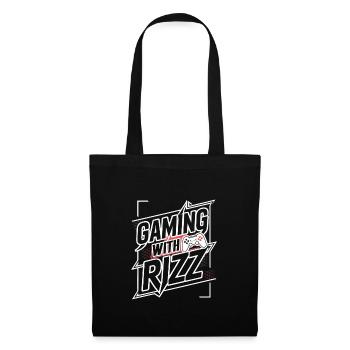 Rizzler Culture Gaming Life Rizzler Quotes - Stoffbeutel - Schwarz - Vorne